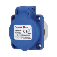 Vestavná zásuvka 13954F 250V 16A IP54 SEZ Famatel