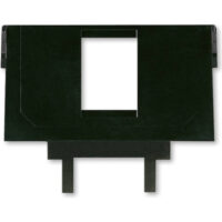 Maska nosná s 1 otvorem 5014A-B1017 pro 1 zásuvku RJ keystone (IEC 607-7) ABB