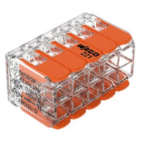 Wago 221-420 Páčková spojovací svorka 10 x 0,14-4 mm2