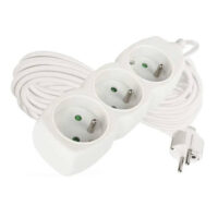 Emos P0310 Prodlužovací kabel 10 m 3 zásuvky bílý PVC 1mm2