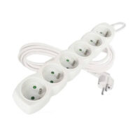 Emos P0613 Prodlužovací kabel 3 m 6 zásuvek bílý PVC 1mm2
