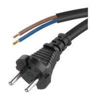 Emos S03050 Flexo šňůra gumová 2x 1mm2, černá 5m