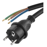 Emos S03250 Flexo šňůra gumová 3x 1,5mm2, černá 5m