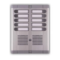 Urmet 925/210 Panel pro hlasovou jednotku, 10 tlačítek